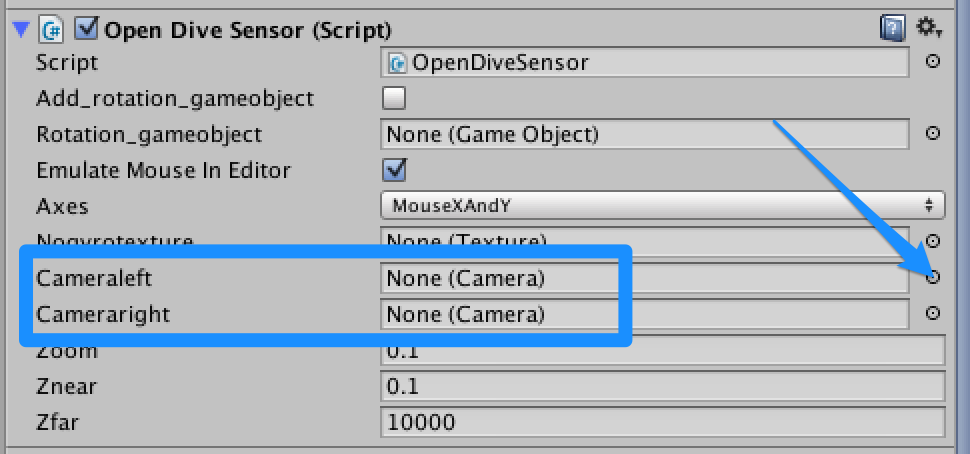 Configuring Open Dive Sensor